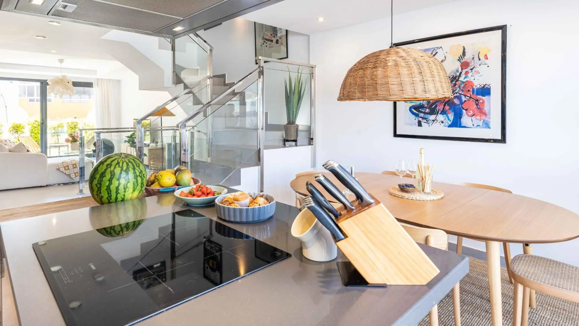 Tatil Evi Modern Newbuild Townhouse With Quality Furniture Villa Fuengirola